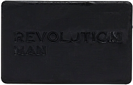 Очищающее мыло с углем для мужчин - Revolution Skincare Man Charcoal Cleansing Soap — фото N2