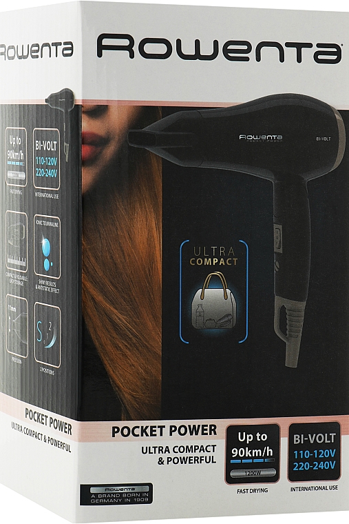 Фен для волосся - Rowenta Pocket Power CV1720F0 — фото N2