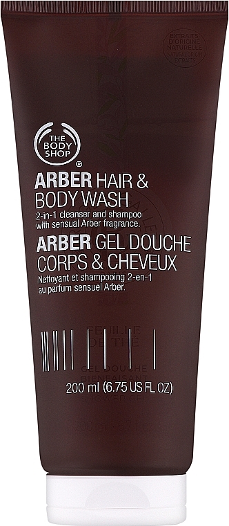 The Body Shop Arber - Парфюмированный гель для душа и волос "Арбер"