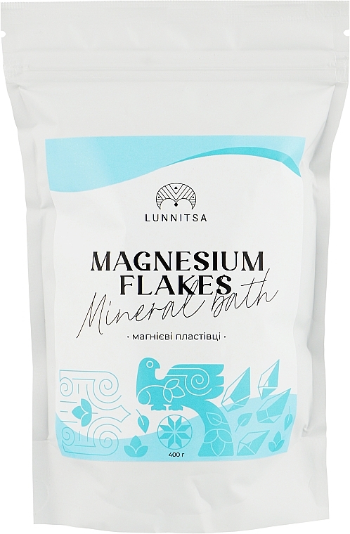 Минеральная ванна "Магниевые хлопья" - Lunnitsa Magnesium Flakes (дой-пак)