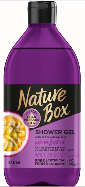 Гель для душа - Nature Box Passion Fruit oil Shower Gel — фото N1