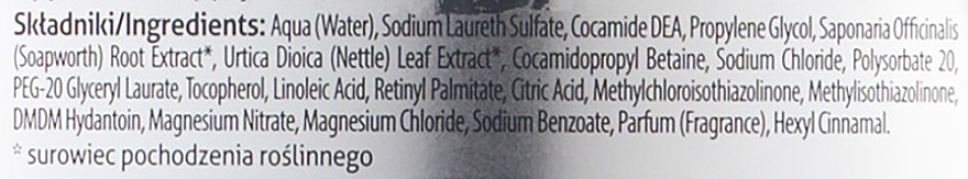 Шампунь для волос "Крапива и сапонария" - Farmona Saponics Shampoo with Natural Soapwort and Nettle Leaf Extracts — фото N3