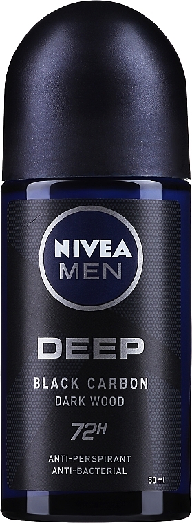 Антиперспірант для чоловіків - NIVEA MEN DEEP Black Carbon Anti-Perspirant
