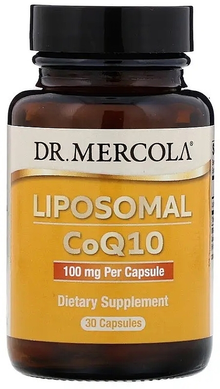 Дієтична добавка "Ліпосомальний коензим", 100 мг - Dr. Mercola Liposomal CoQ10 — фото N1