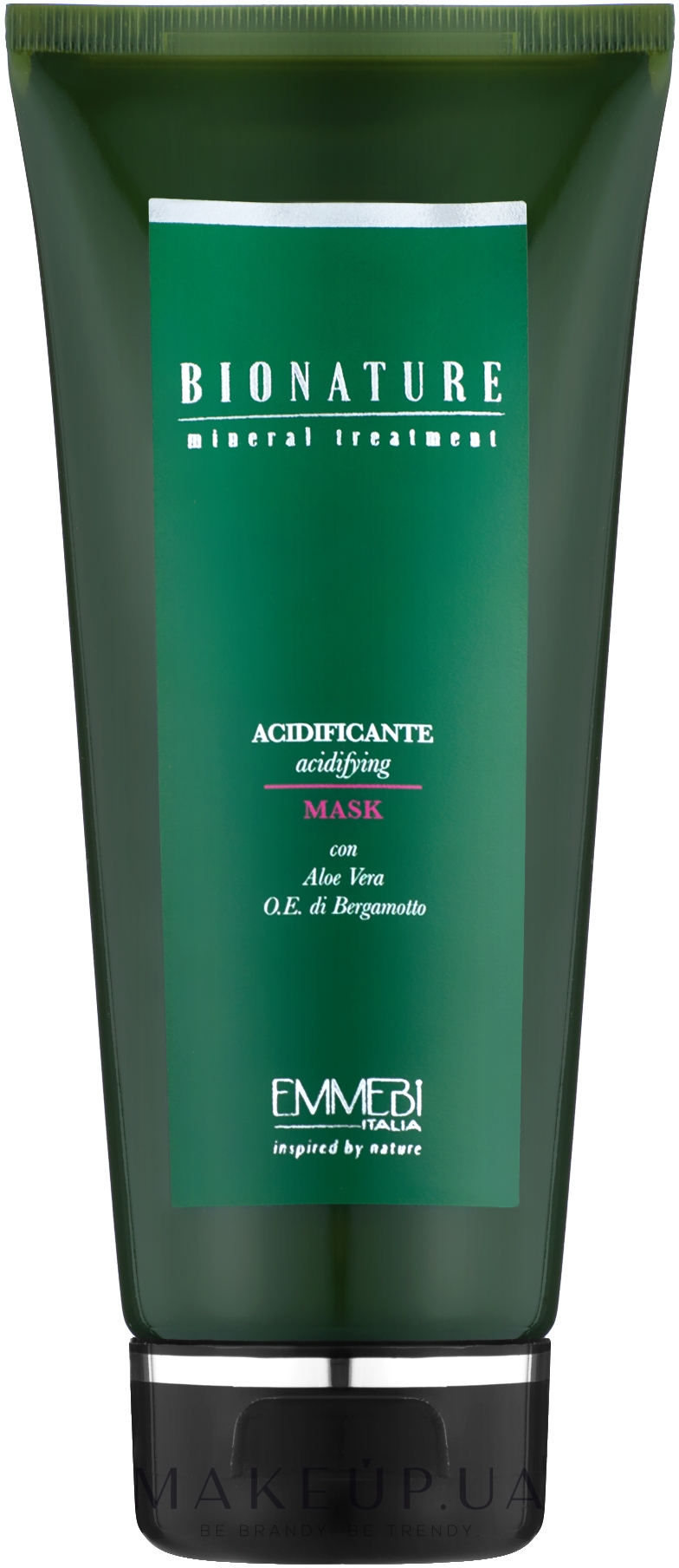 Кисла маска для волосся - Emmebi Italia BioNatural Mineral Treatment Acidifying Mask — фото 200ml
