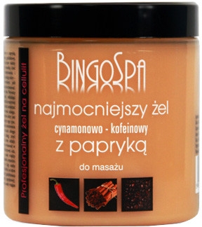 Суперміцний гель для масажу "Кавово-коричний", з паприкою - BingoSpa Gel — фото N1