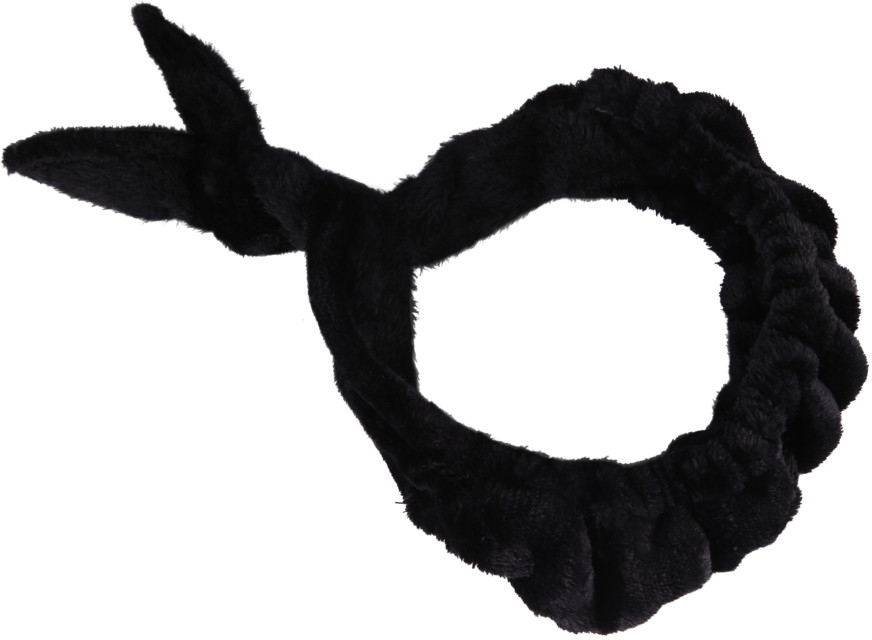 Резинка для волосся велюрова, чорна - Gabriella Salvete Hair Tie — фото N2