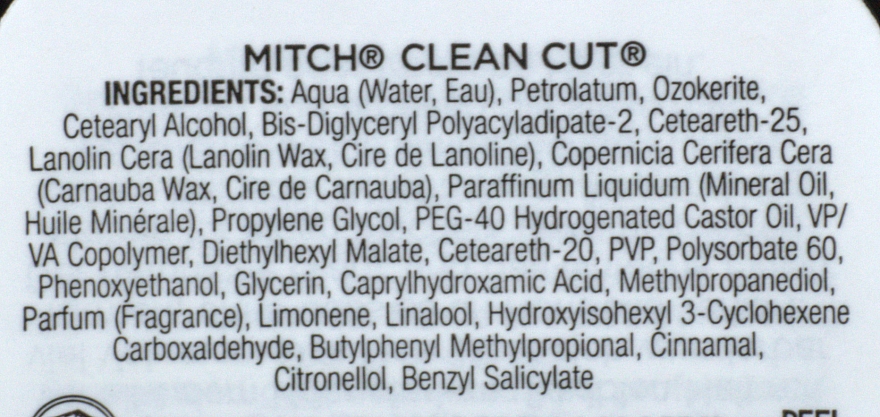 Полуматуючий крем для укладання середньої фіксації - Paul Mitchell Mitch Clean Cut Styling Cream — фото N2