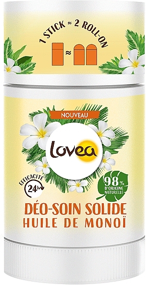 Дезодорант - Lovea Deo Soin Solide Monoi — фото N1