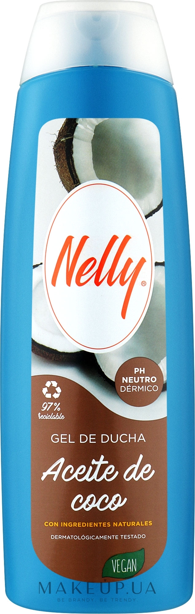 Гель для душу "Coconut" - Nelly Shower Gel — фото 600ml