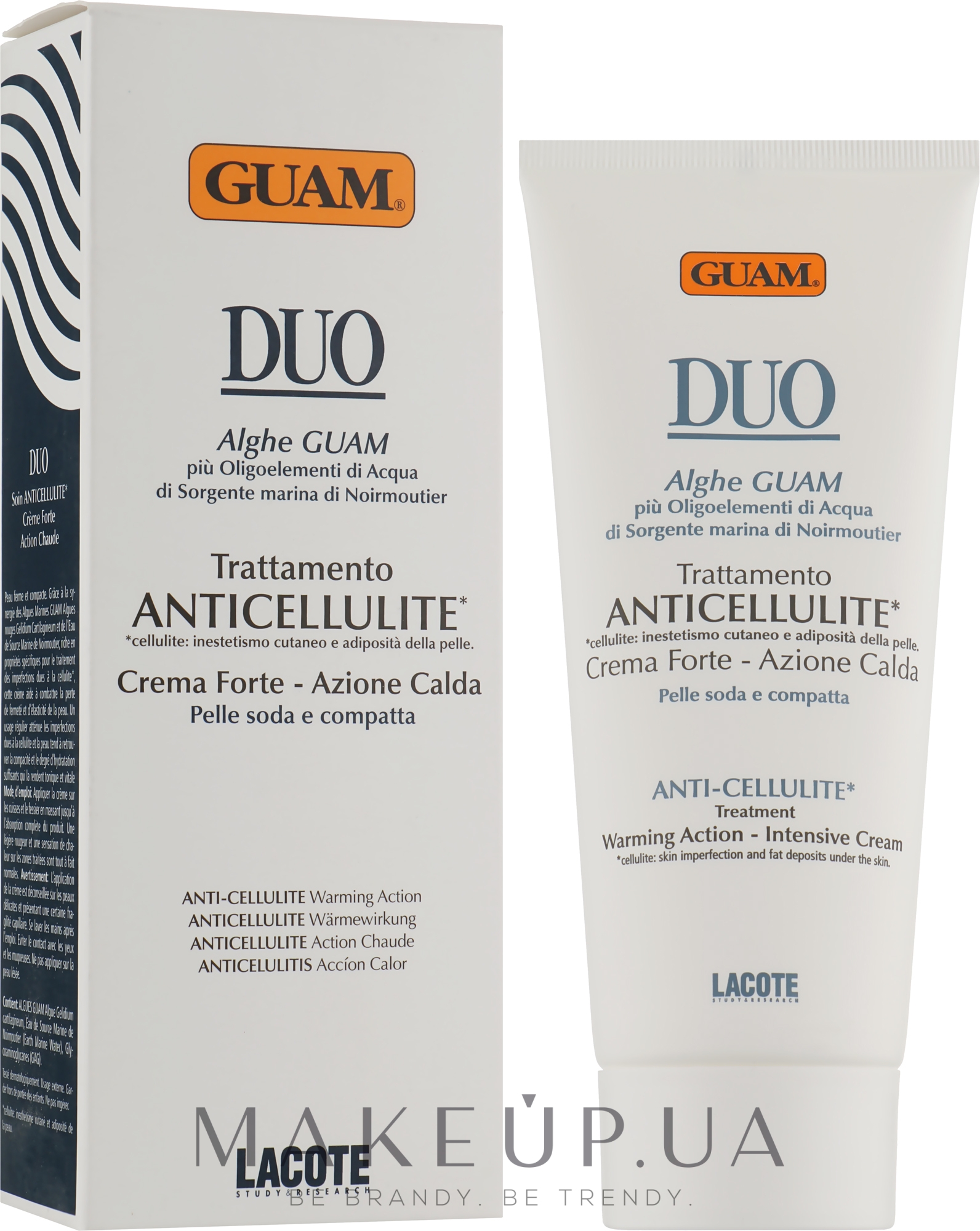 Антицеллюлитный крем с разогревающим эффектом - Guam Duo Anti-Cellulite Treatment — фото 200ml