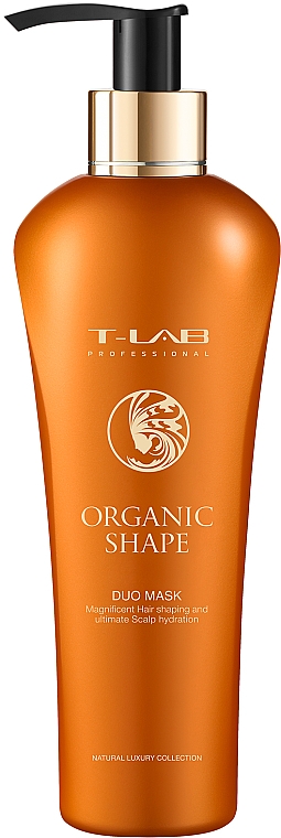 Маска для разглаживания и питания волос - T-Lab Professional Organic Shape Duo Mask