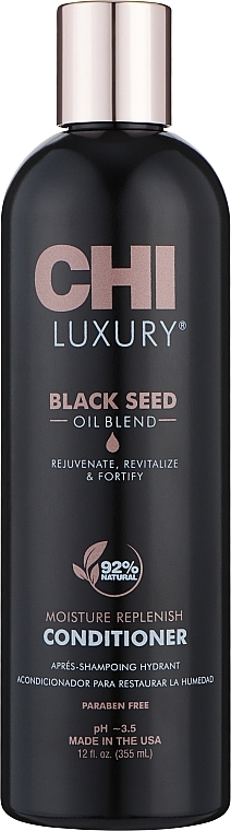 Зволожувальний кондиціонер з олією чорного кмину - CHI Luxury Black Seed Oil Moisture Replenish Conditioner