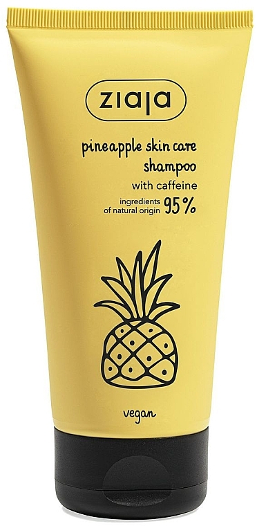 Шампунь для волосся з кофеїном - Ziaja Pineapple Skin Care Shampoo — фото N1