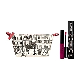 Духи, Парфюмерия, косметика Набор - Collistar Kit Mascara Impeccabile (mascara/14ml + lip/gloss/7ml + makeup/bag)