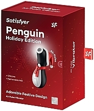 Вакуумный клиторальный стимулятор - Satisfyer Penguin Holiday Edition — фото N1