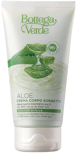 Крем для тела "Алоэ-сорбет" - Bottega Verde Aloe Vera Sorbet Body Cream — фото N1