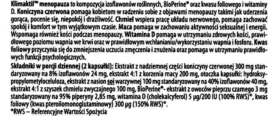 Дієтична добавка "Менопауза", 60 шт. - Pharmovit Herballine — фото N2