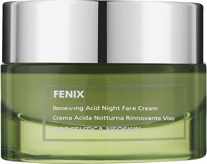 Ночной кислотный крем-обновитель для всех типов кожи лица любого возраста - Beauty Spa Ozoceutica Neoskin Fenix — фото N1