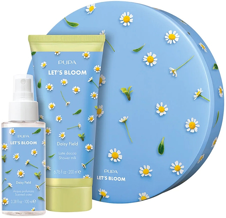 Набір - Pupa Let's Bloom Daisy Field Kit (sh/milk/200ml + scent/water/100ml) — фото N1