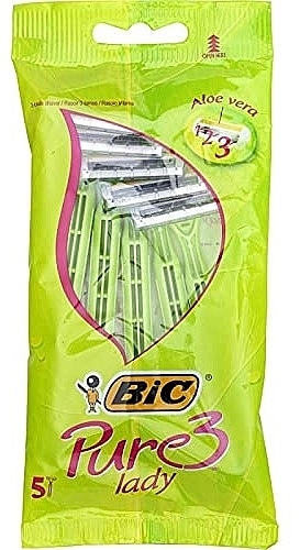 Жіночий станок для гоління "Pure 3 Lady", 5 шт. - Bic — фото N1