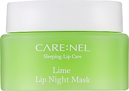 Парфумерія, косметика Нічна маска для губ "Лайм" - Carenel Lime Lip Night Mask