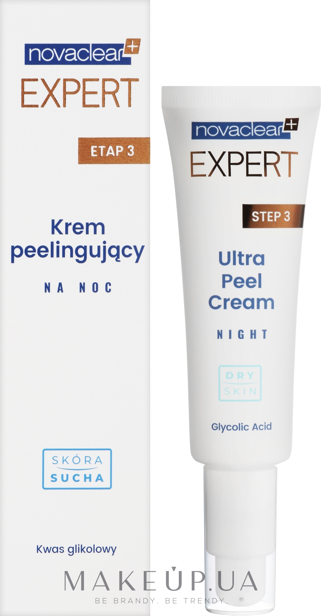 Крем-пілінг для сухої шкіри, нічний - Novaclear Expert Step 3 Ultra Pell Cream Night Dry Skin — фото 50ml