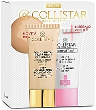 Парфумерія, косметика Набір - Collistar Deep Moisturizing Sabbia (foundation/30ml + cr/25ml)