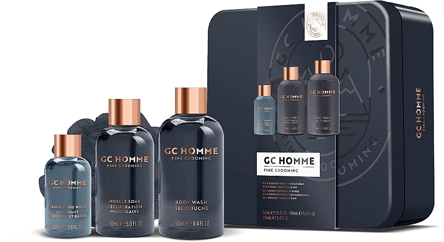 Набір, 4 продукти - Grace Cole CG Homme Fine Grooming Freshen Up — фото N1