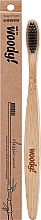 Парфумерія, косметика Бамбукова зубна щітка "Colour" м'яка, чорна щетина - WoodyBamboo Bamboo Toothbrush