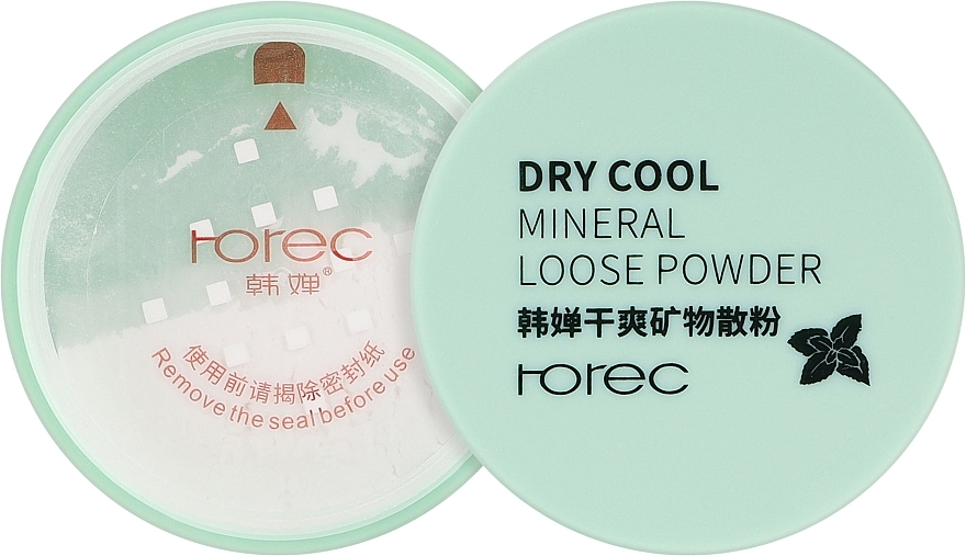 Бесцветная минеральная пудра для матирования лица - Rorec Dry Cool Mineral Loose Powder — фото N1