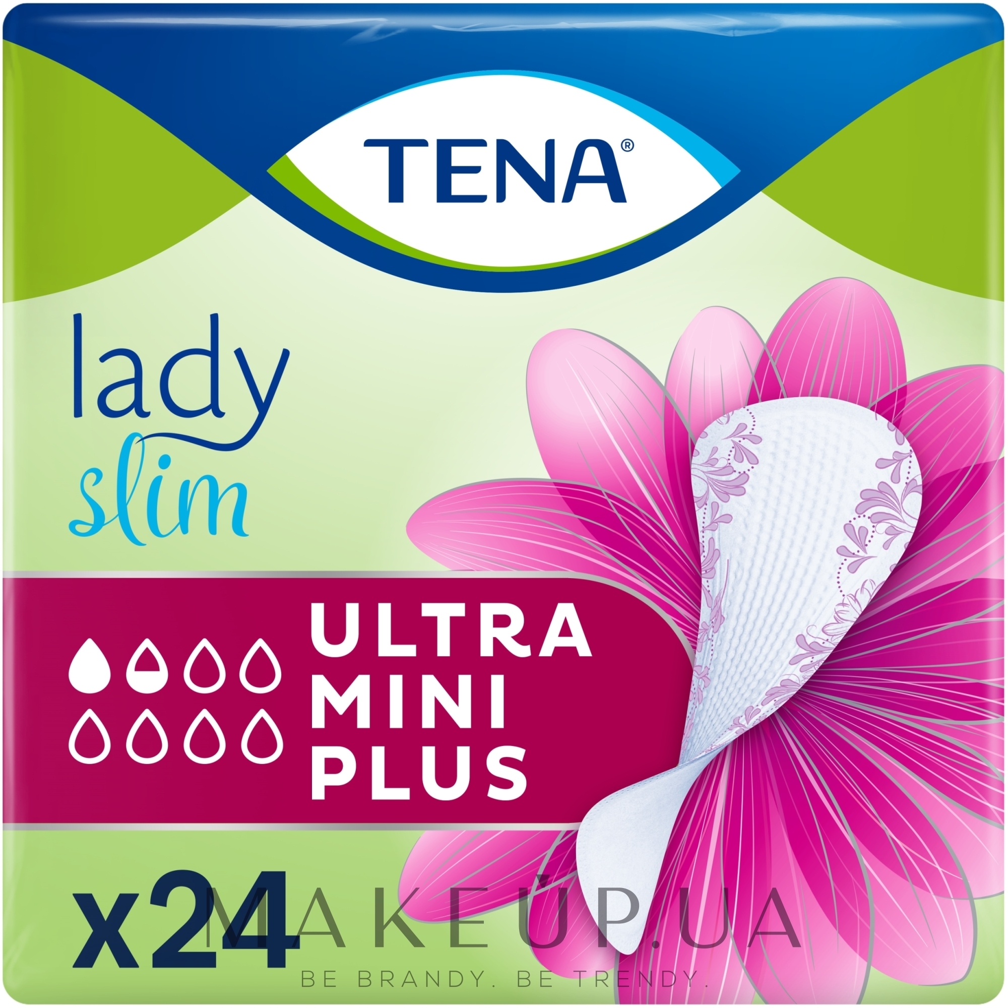 Урологічні прокладки TENA Lady Slim Ultra Mini Plus, 24 шт. - TENA — фото 24шт