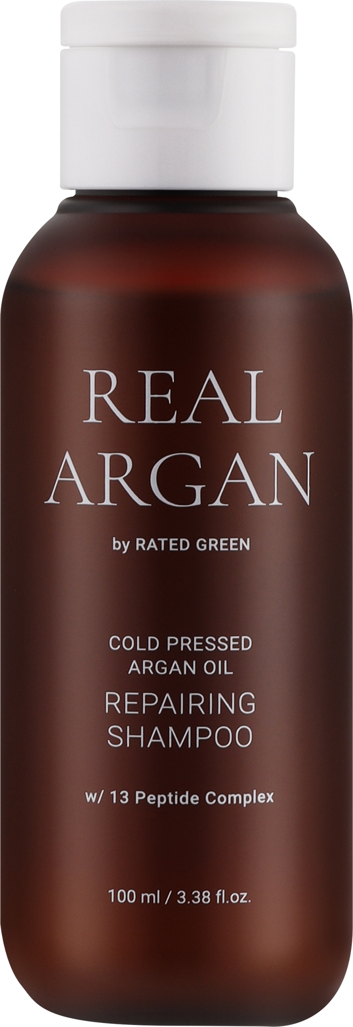 Відновлювальний шампунь з аргановим маслом - Rated Green Real Argan Repairing Shampoo — фото 100ml