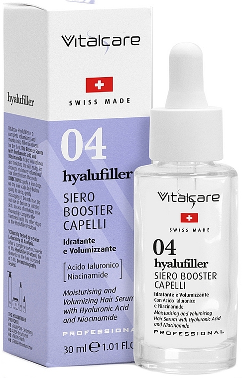 Сыворотка-бустер для волос - Vitalcare Professional Hyalufiller Made In Swiss Hair Booster Serum — фото N1