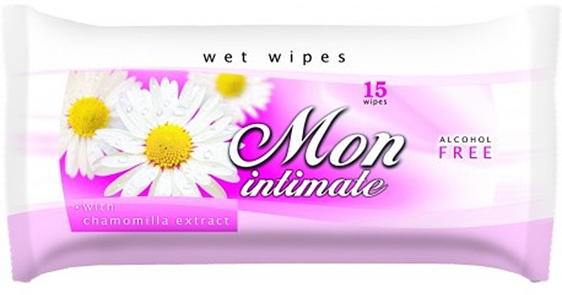 Вологі серветки для інтимної гігієни з екстрактом ромашки - Areon Mon Wet Wipes Intimate — фото N1