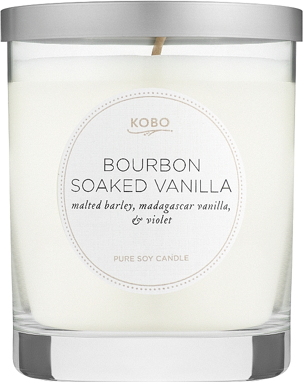 Kobo Bourbon Soaked Vanilla - Ароматическая свеча — фото N1