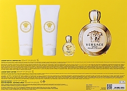 Versace Eros Pour Femme - Набір (edp/100ml + edp/mini/5ml + b/lot/100ml + sh/gel/100ml) — фото N3