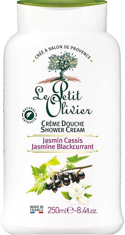 Крем для душу "Жасмин-Чорна смородина" - Le Petit Olivier Extra Gentle Shower Creams