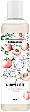 Гель для душа "Белый персик и Фрезия" - Botanioteka — фото N1