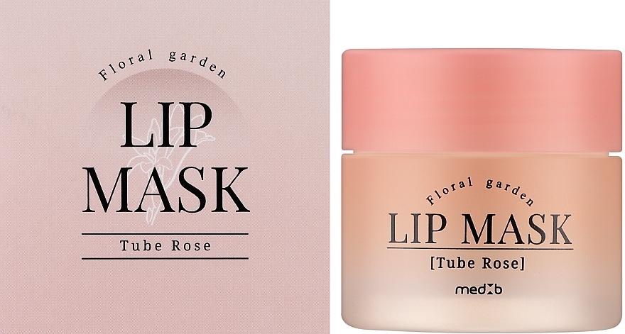 Бальзам-маска для губ "Тубероза" - Med B Floral Garden Lip Mask Tube Rose — фото N2