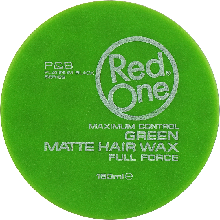Матовый воск для волос - Redist Professional Red One Green Matte Hair Wax — фото N1