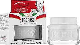 Крем до бритья для чувствительной кожи - Proraso White Line Pre-Shaving Anti-Irritation Cream — фото N2