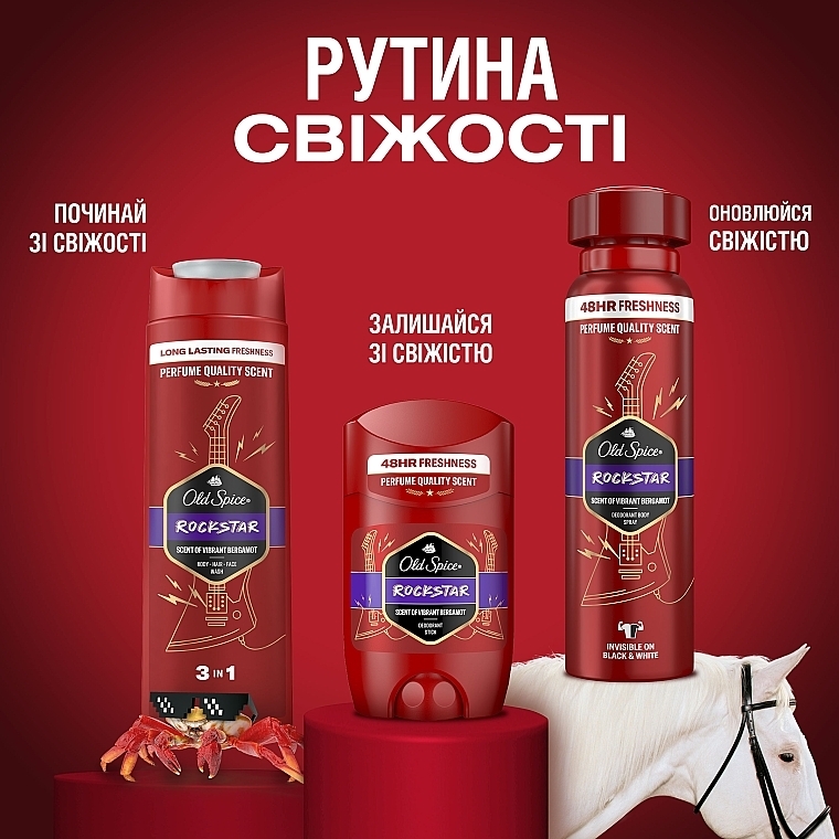 Аэрозольный дезодорант - Old Spice Rockstar Deodorant Spray — фото N8