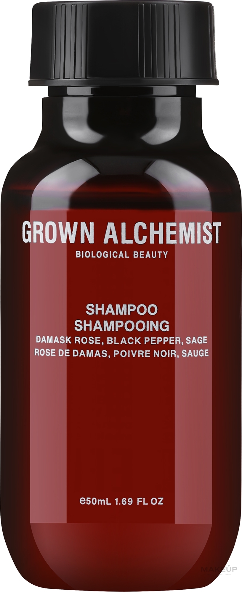 Шампунь для волос "Дамасская роза" - Grown Alchemist  — фото 50ml