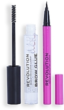 Набор, 2 продукта - Makeup Revolution Eye & Brow Icons Gift Set — фото N3