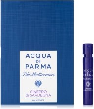 Духи, Парфюмерия, косметика Acqua di Parma Blu Mediterraneo-Ginepro di Sardegna - Туалетная вода (пробник)