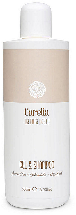 Стимулирующий гель-шампунь - Carelia Natural Care Gel & Shampoo — фото N1
