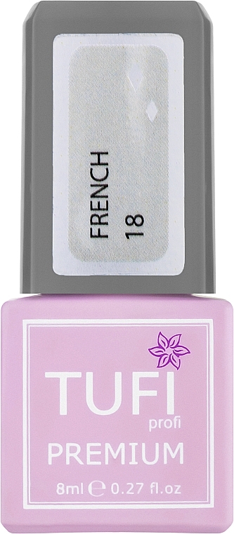 Гель-лак для нігтів - Tufi Profi Premium French Gel Polish — фото N1