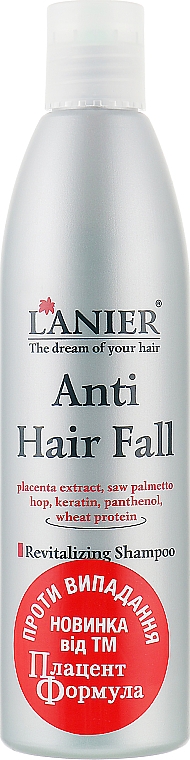 Шампунь відновлювальний Ланьер "Проти випадіння волосся" - Placen Formula Lanier Anti Hair Fall Shampoo — фото N2