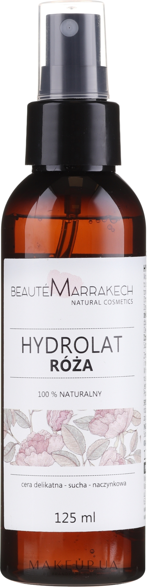 Натуральна вода для обличчя - Beaute Marrakech Rose Water — фото 125ml